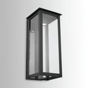 One Light Outdoor Wall Lantern from the Hunt Collection in Black Finish by Capital Lighting