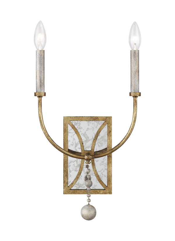 Generation Lighting - WB1920ADB - Two Light Wall Sconce - Marielle - Antique Gild from Lighting & Bulbs Unlimited in Charlotte, NC