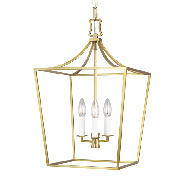Visual Comfort Studio - CC1003BBS - Three Light Lantern - Southold - Burnished Brass from Lighting & Bulbs Unlimited in Charlotte, NC