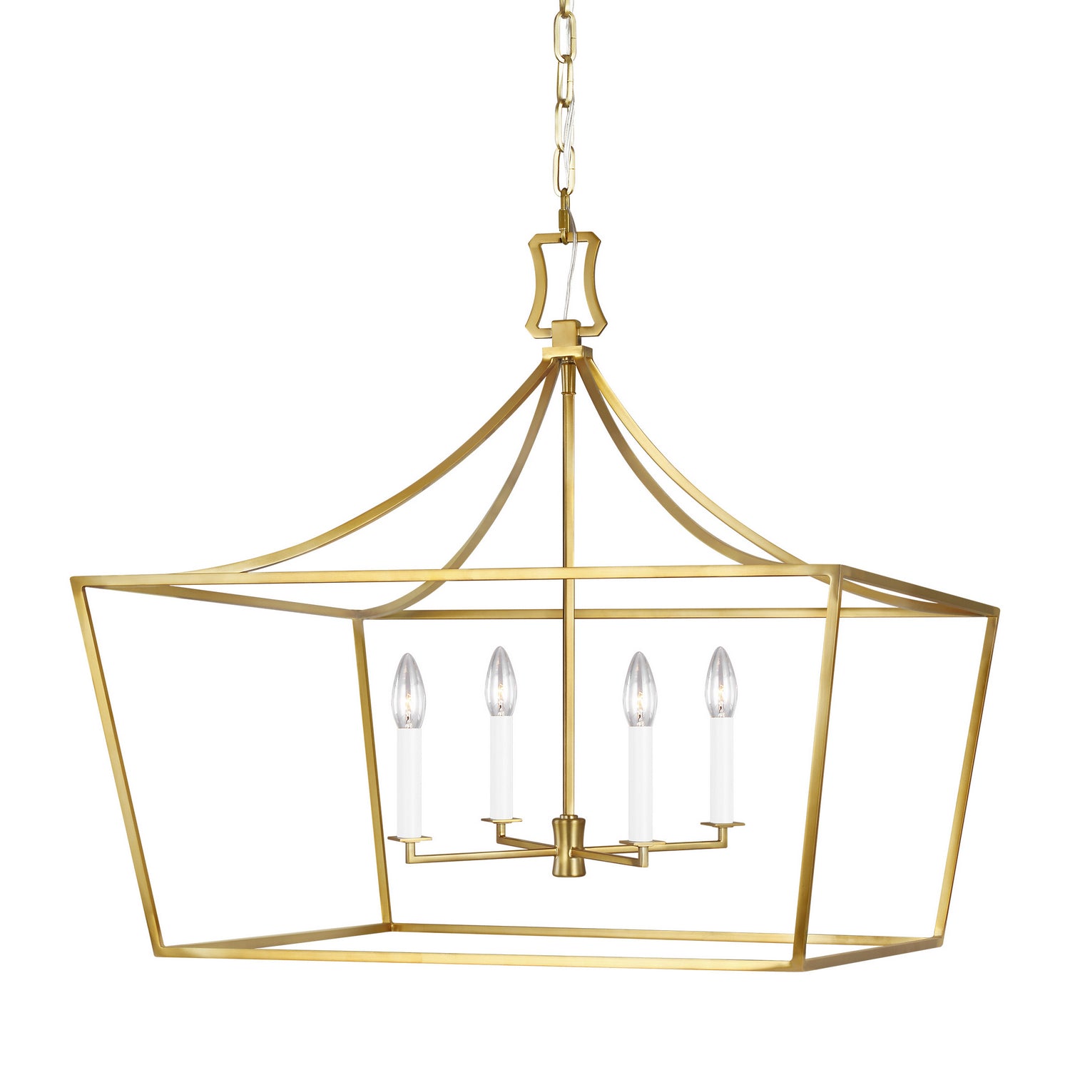 Visual Comfort Studio - CC1044BBS - Four Light Lantern - Southold - Burnished Brass from Lighting & Bulbs Unlimited in Charlotte, NC