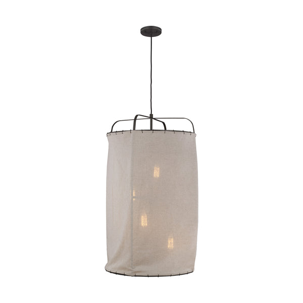Visual Comfort Studio - EP1124AI - Four Light Pendant - Dunne - Aged Iron from Lighting & Bulbs Unlimited in Charlotte, NC