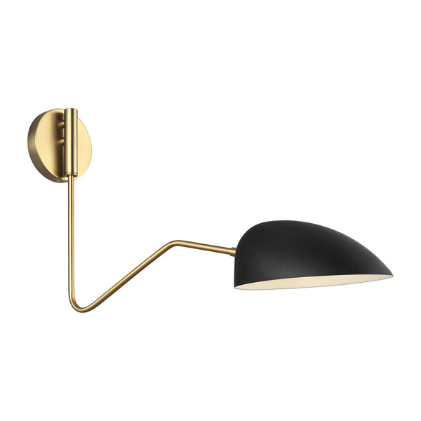 One Light Wall Sconce from the Jane Collection in Midnight Black Finish by  Visual Comfort Studio