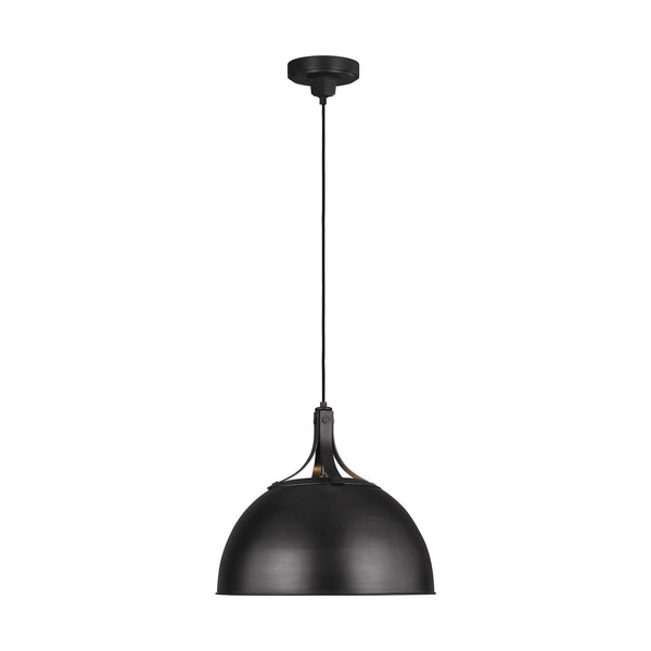 Visual Comfort Studio - TP1071AI - One Light Pendant - Logan - Aged Iron from Lighting & Bulbs Unlimited in Charlotte, NC