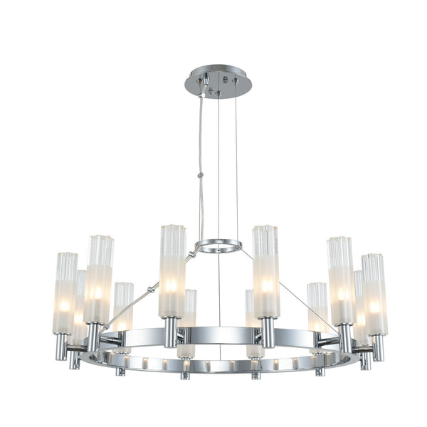 Kalco - 509671CH - LED Chandelier - Lorne - Chrome from Lighting & Bulbs Unlimited in Charlotte, NC