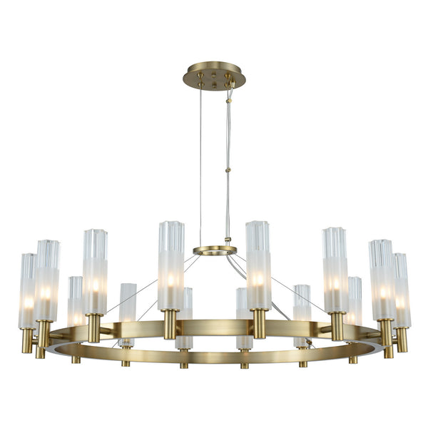 Kalco - 509672WB - LED Chandelier - Lorne - Winter Brass from Lighting & Bulbs Unlimited in Charlotte, NC
