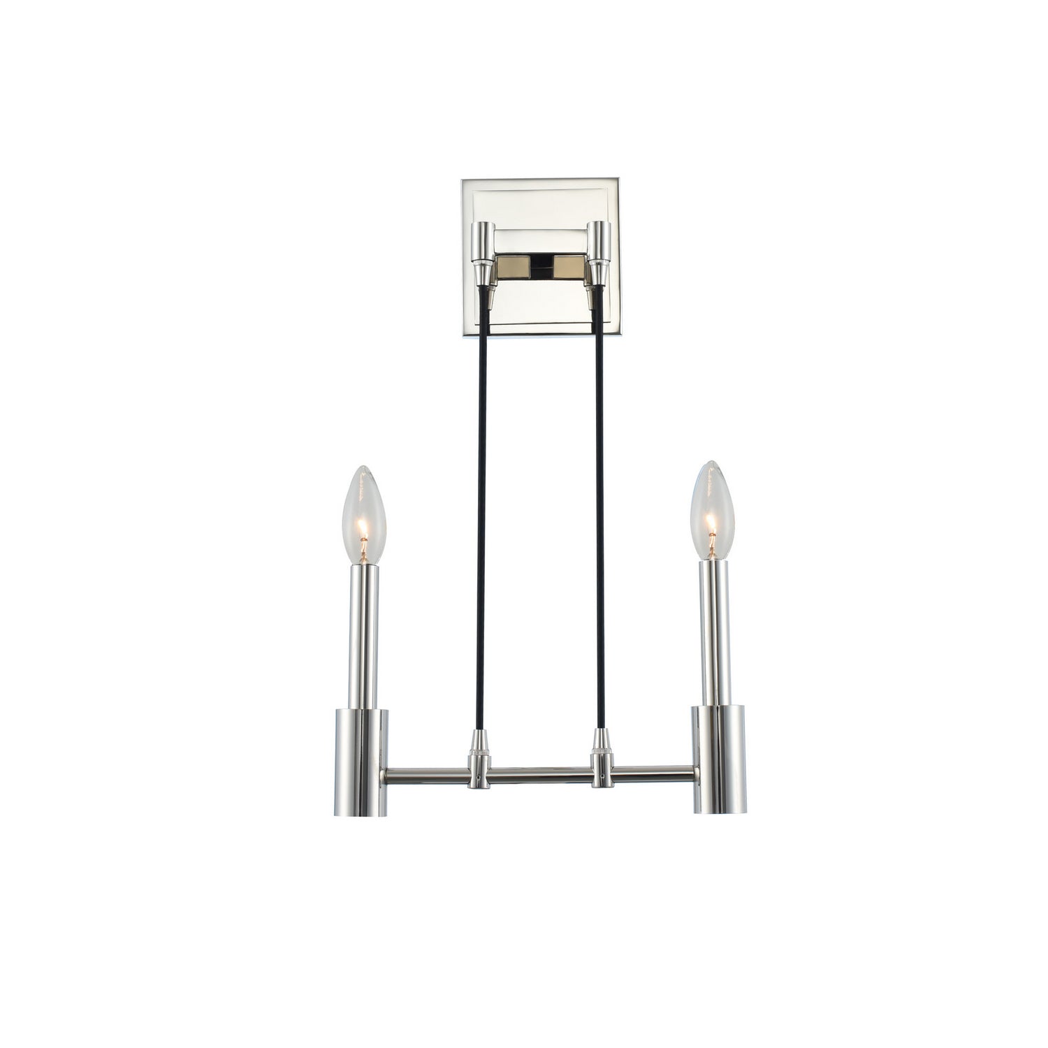 Kalco - 509820PN - Two Light Wall Sconce - Kingston - Polished Nickel from Lighting & Bulbs Unlimited in Charlotte, NC