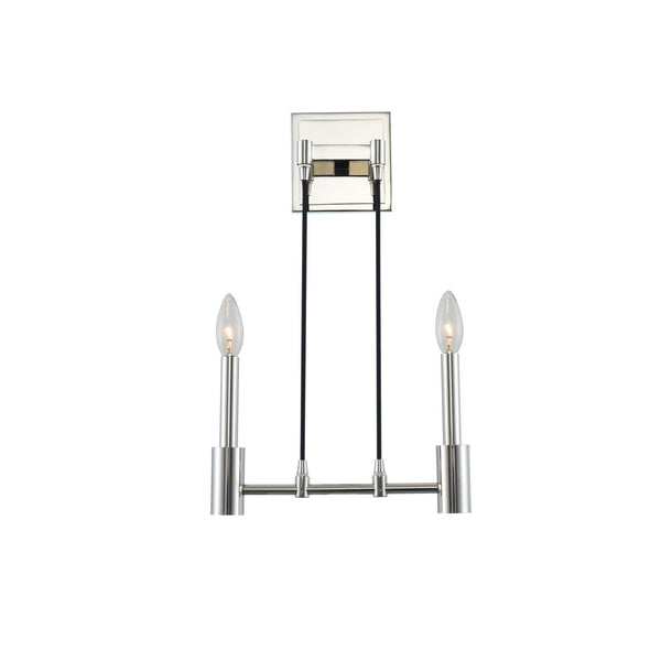 Kalco - 509820PN - Two Light Wall Sconce - Kingston - Polished Nickel from Lighting & Bulbs Unlimited in Charlotte, NC