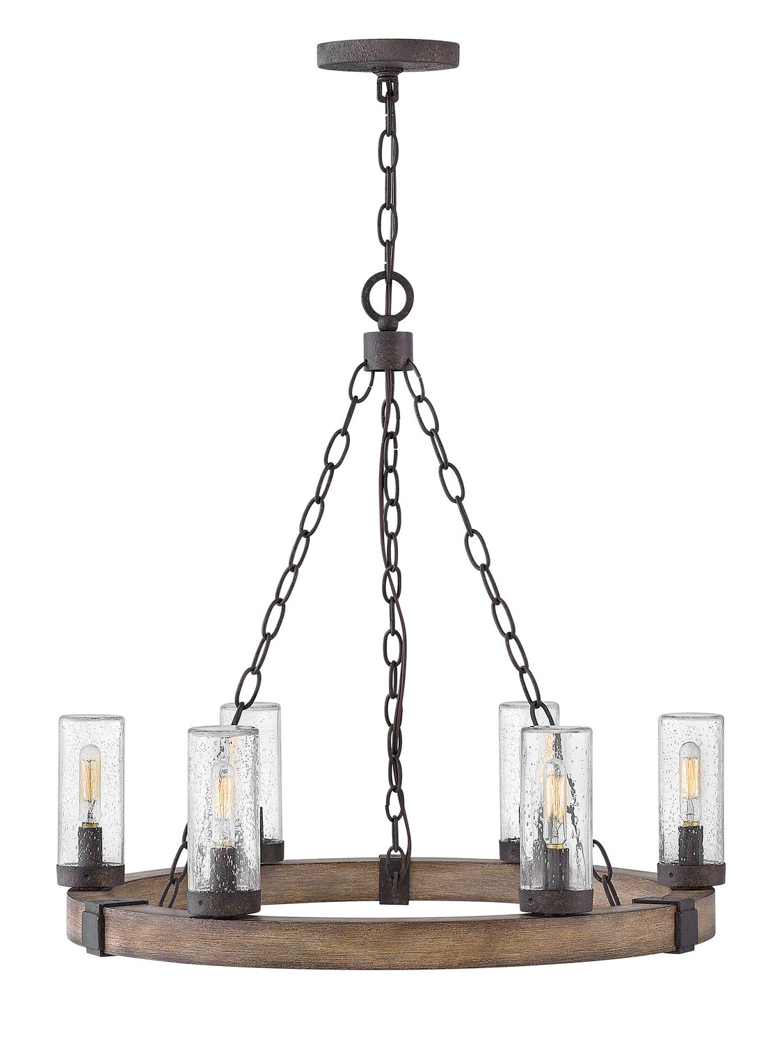Hinkley - 29206SQ-LL - LED Outdoor Chandelier - Sawyer - Sequoia from Lighting & Bulbs Unlimited in Charlotte, NC