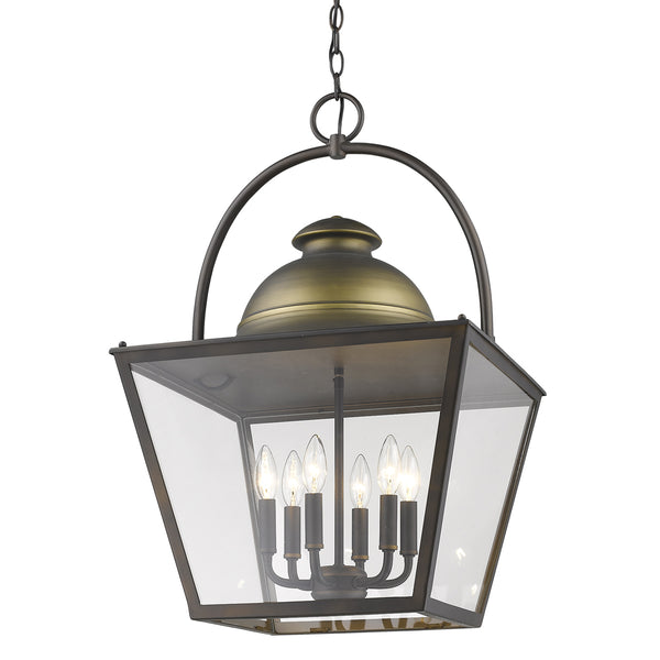 Acclaim Lighting - IN11366ORB - Six Light Foyer Pendant - Savannah - Oil Rubbed Bronze from Lighting & Bulbs Unlimited in Charlotte, NC