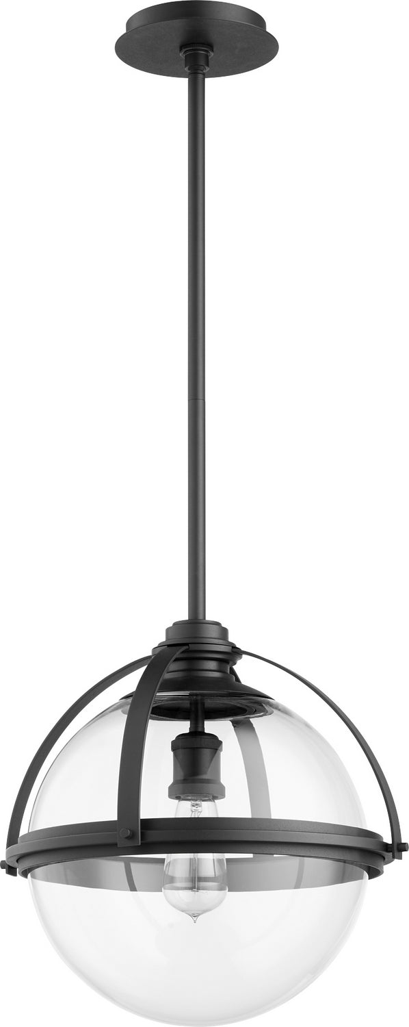 Quorum - 88-15-69 - One Light Pendant - Meridian Globe Pendants - Textured Black from Lighting & Bulbs Unlimited in Charlotte, NC