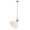 One Light Pendant from the Hines PW Collection in Pewter Finish by Golden