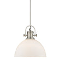 Golden - 3118-L PW-OP - One Light Pendant - Hines PW - Pewter from Lighting & Bulbs Unlimited in Charlotte, NC