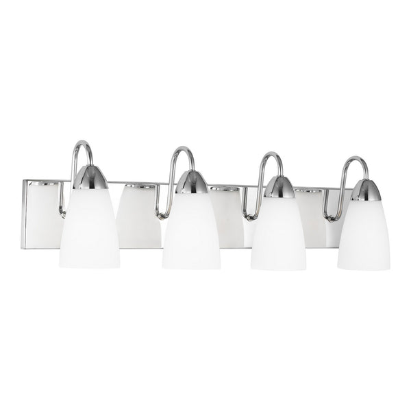 Generation Lighting - 4420204-05 - Four Light Wall / Bath - Seville - Chrome from Lighting & Bulbs Unlimited in Charlotte, NC