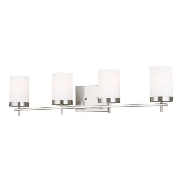 Visual Comfort Studio - 4490304-962 - Four Light Wall / Bath - Zire - Brushed Nickel from Lighting & Bulbs Unlimited in Charlotte, NC