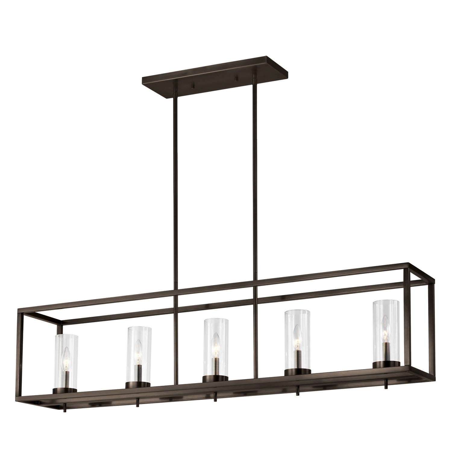 Visual Comfort Studio - 6690305-778 - Five Light Island Pendant - Zire - Brushed Oil Rubbed Bronze from Lighting & Bulbs Unlimited in Charlotte, NC