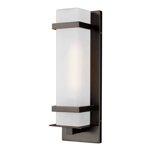 Generation Lighting - 8520701-71 - One Light Outdoor Wall Lantern - Alban - Antique Bronze from Lighting & Bulbs Unlimited in Charlotte, NC