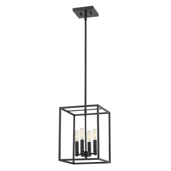 Acclaim Lighting - IN21001BK - Four Light Pendant - Cobar - Matte Black from Lighting & Bulbs Unlimited in Charlotte, NC