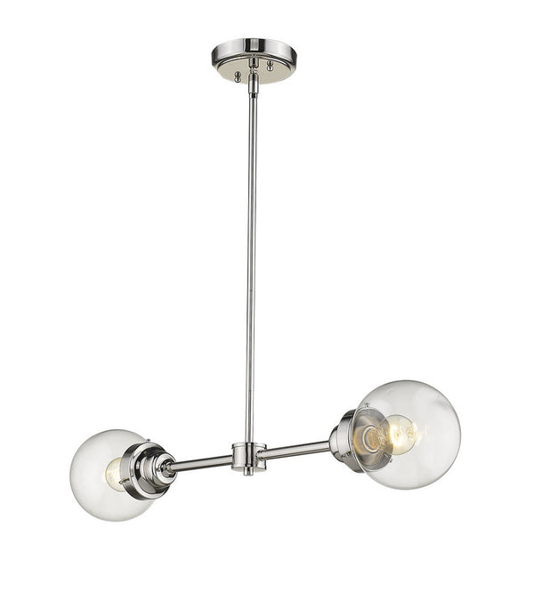 Acclaim Lighting - IN21224PN - Two Light Island Pendant - Portsmith - Polished Nickel from Lighting & Bulbs Unlimited in Charlotte, NC