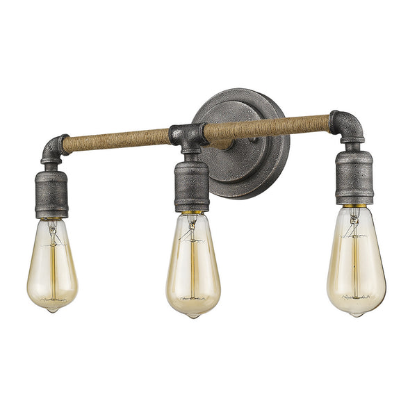 Acclaim Lighting - IN41328AGY - Three Light Vanity - Grayson - Antique Gray from Lighting & Bulbs Unlimited in Charlotte, NC