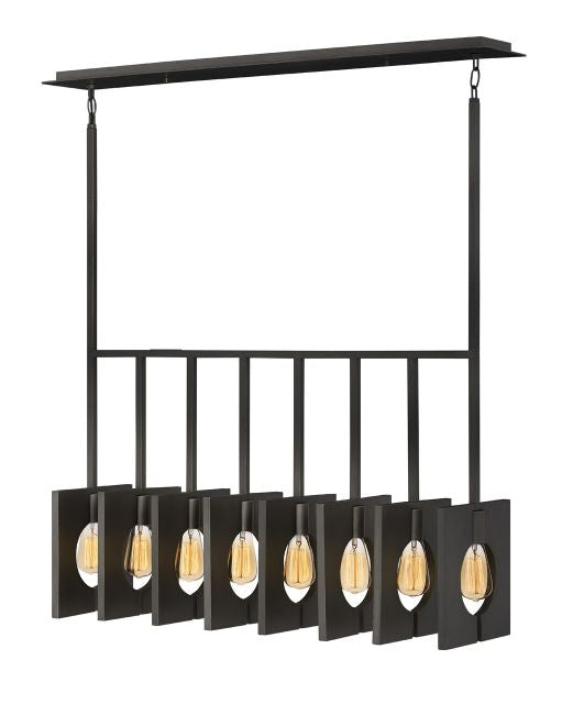Hinkley - 41315BGR - LED Linear Chandelier - Ludlow - Brushed Graphite from Lighting & Bulbs Unlimited in Charlotte, NC