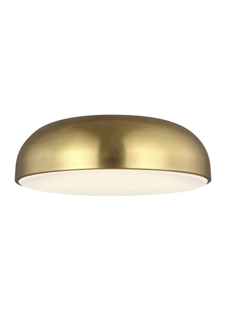 Visual Comfort Modern - 700FMKOSA13R-LED930 - LED Flush Mount - Kosa - Aged Brass from Lighting & Bulbs Unlimited in Charlotte, NC