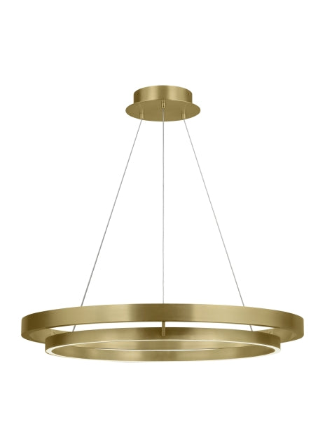 Visual Comfort Modern - 700GRC36R-LED930 - LED Chandelier - Grace - Aged Brass from Lighting & Bulbs Unlimited in Charlotte, NC