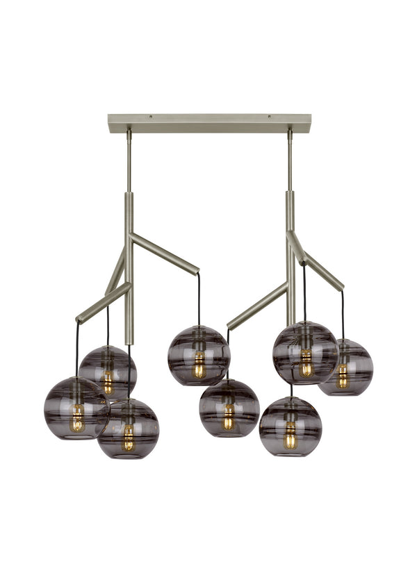 Visual Comfort Modern - 700SDNMPL2KS-LED927 - LED Chandelier - Sedona - Satin Nickel from Lighting & Bulbs Unlimited in Charlotte, NC