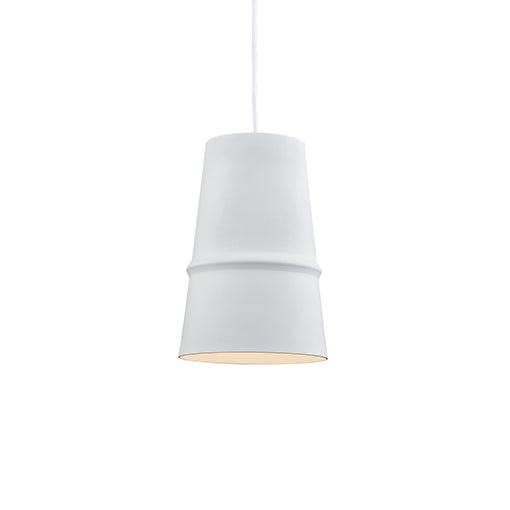 Kuzco Lighting - 492208-WH - One Light Pendant - Castor - White from Lighting & Bulbs Unlimited in Charlotte, NC