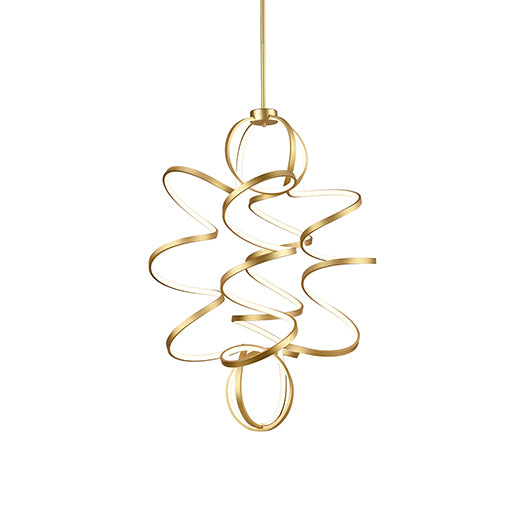 Kuzco Lighting - CH93941-AN - LED Chandelier - Synergy - Antique Brass from Lighting & Bulbs Unlimited in Charlotte, NC