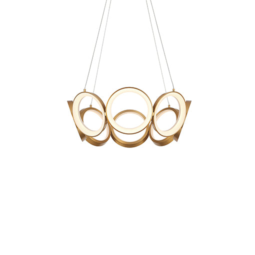 Kuzco Lighting - CH94824-AN - LED Chandelier - Oros - Antique Brass from Lighting & Bulbs Unlimited in Charlotte, NC
