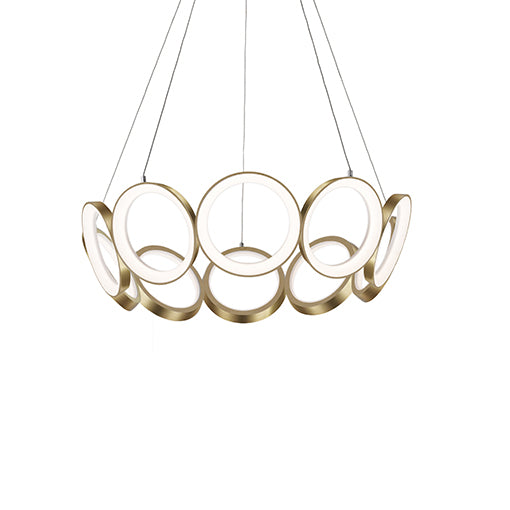 Kuzco Lighting - CH94829-AN - LED Chandelier - Oros - Antique Brass from Lighting & Bulbs Unlimited in Charlotte, NC