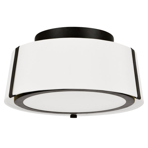 Crystorama - FUL-903-BK - Two Light Ceiling Mount - Fulton - Black from Lighting & Bulbs Unlimited in Charlotte, NC