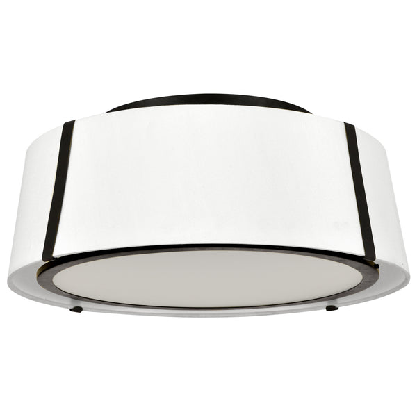 Crystorama - FUL-905-BK - Three Light Ceiling Mount - Fulton - Black from Lighting & Bulbs Unlimited in Charlotte, NC