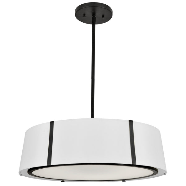 Crystorama - FUL-907-BK - Six Light Chandelier - Fulton - Black from Lighting & Bulbs Unlimited in Charlotte, NC