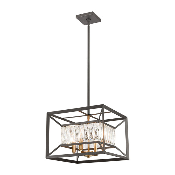 ELK Home - 11184/4 - Four Light Chandelier - Starlight - Charcoal from Lighting & Bulbs Unlimited in Charlotte, NC
