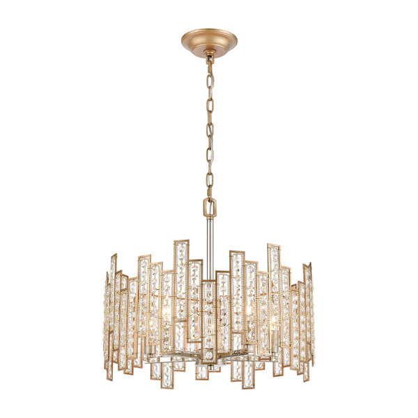 ELK Home - 12134/5 - Five Light Chandelier - Equilibrium - Polished Nickel from Lighting & Bulbs Unlimited in Charlotte, NC
