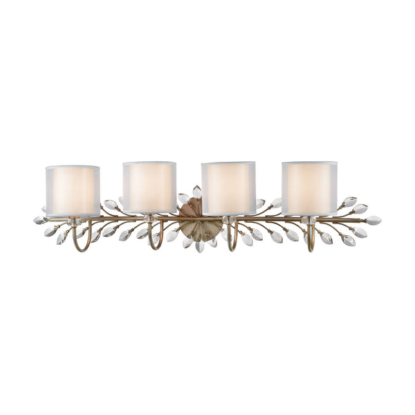 ELK Home - 16279/4 - Four Light Vanity - Asbury - Aged Silver from Lighting & Bulbs Unlimited in Charlotte, NC