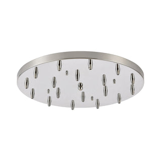 ELK Home - 18R-CHR - Pan Only, 18-Light Round - Pendant Options - Polished Chrome from Lighting & Bulbs Unlimited in Charlotte, NC