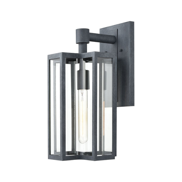 ELK Home - 45165/1 - One Light Outdoor Wall Sconce - Bianca - Aged Zinc from Lighting & Bulbs Unlimited in Charlotte, NC