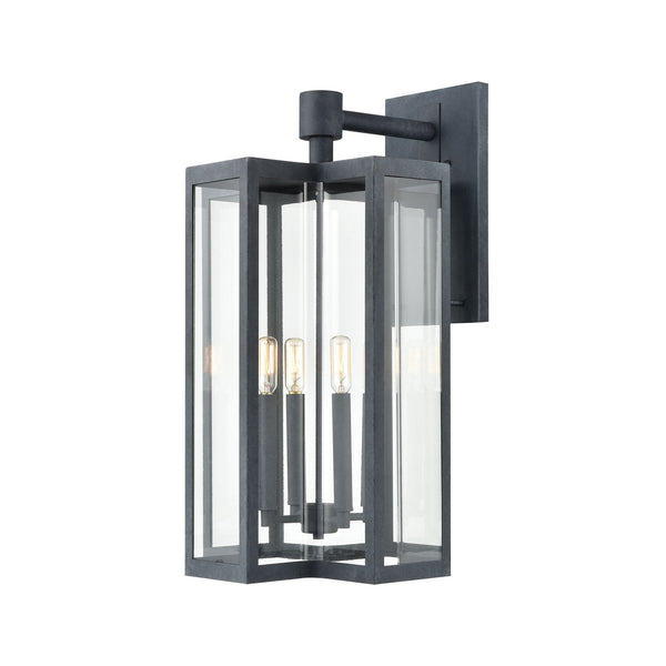 ELK Home - 45169/4 - Four Light Outdoor Wall Sconce - Bianca - Aged Zinc from Lighting & Bulbs Unlimited in Charlotte, NC