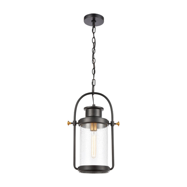 ELK Home - 46672/1 - One Light Outdoor Pendant - Wexford - Matte Black from Lighting & Bulbs Unlimited in Charlotte, NC