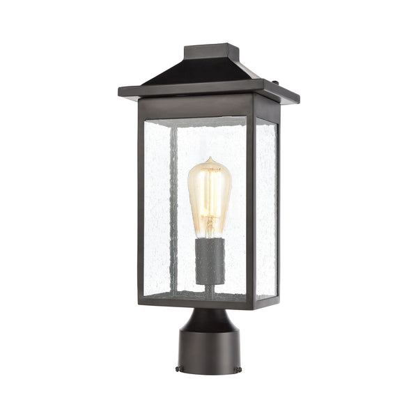 ELK Home - 46704/1 - One Light Outdoor Post Mount - Lamplighter - Matte Black from Lighting & Bulbs Unlimited in Charlotte, NC