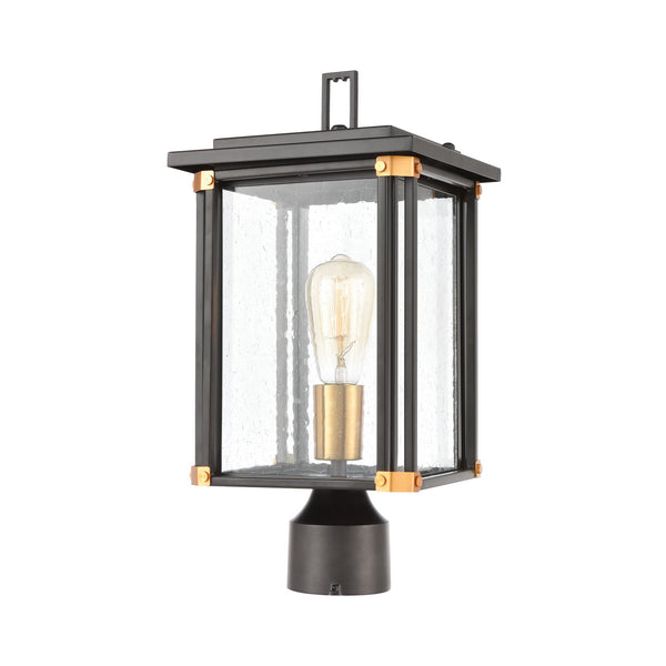 ELK Home - 46724/1 - One Light Outdoor Post Mount - Vincentown - Matte Black from Lighting & Bulbs Unlimited in Charlotte, NC