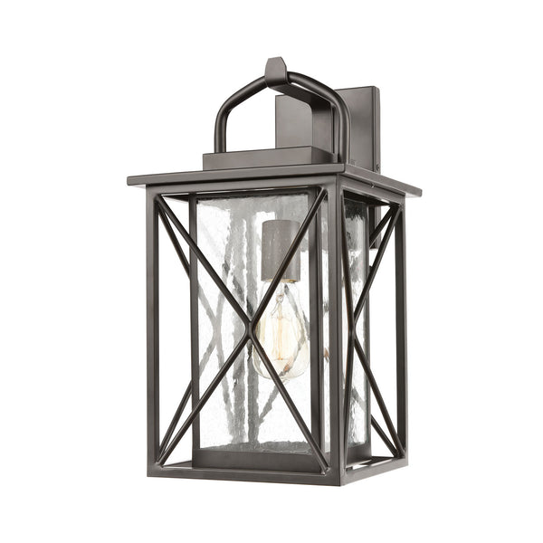 ELK Home - 46751/1 - One Light Outdoor Wall Sconce - Carriage Light - Matte Black from Lighting & Bulbs Unlimited in Charlotte, NC