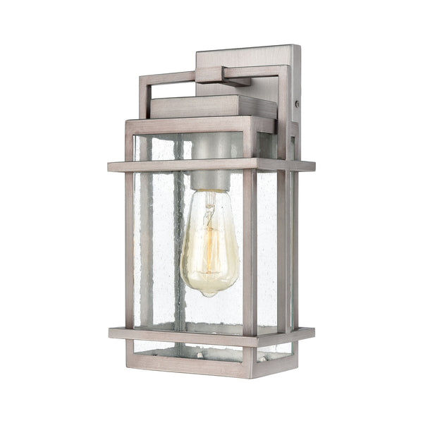 ELK Home - 46770/1 - One Light Outdoor Wall Sconce - Breckenridge - Weathered Zinc from Lighting & Bulbs Unlimited in Charlotte, NC