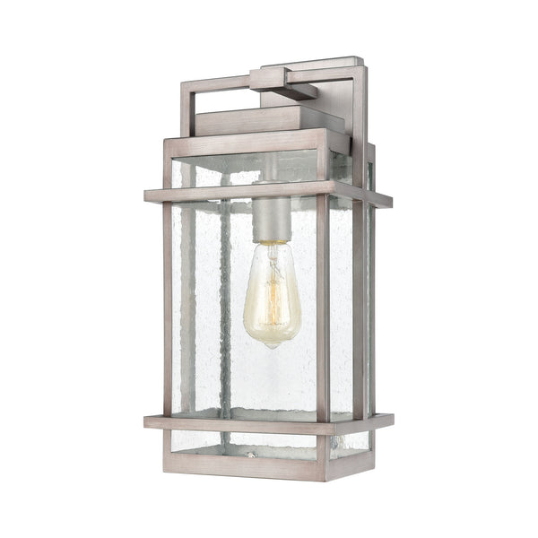 ELK Home - 46771/1 - One Light Outdoor Wall Sconce - Breckenridge - Weathered Zinc from Lighting & Bulbs Unlimited in Charlotte, NC