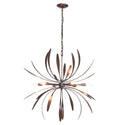 Six Light Chandelier from the Dahlia Collection by Hubbardton Forge