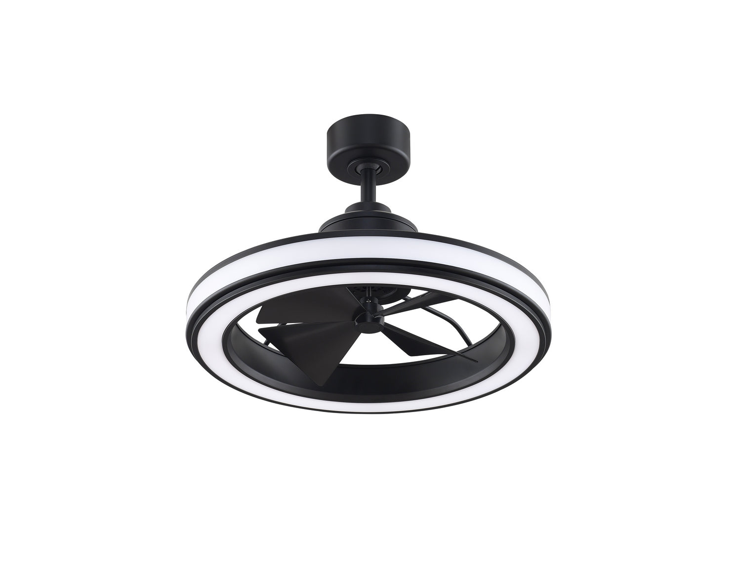 16" Ceiling Fan from the Gleam Collection in Black Finish by Fanimation (3K)