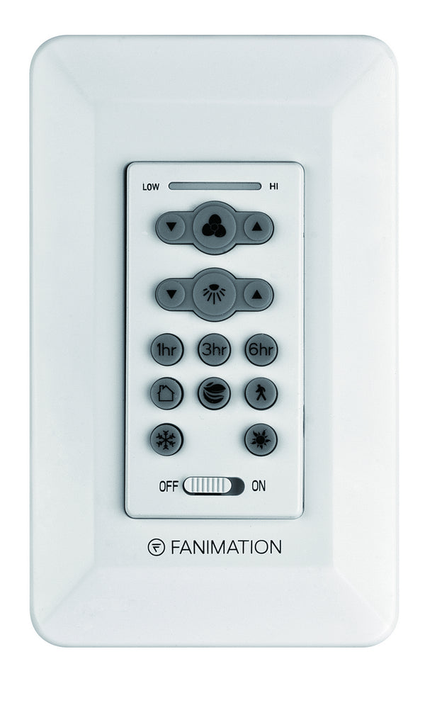 Fanimation - TW206D - Wall Control Reversing - Controls - Gray White from Lighting & Bulbs Unlimited in Charlotte, NC