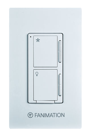 Fanimation - WC2WH - Wall Control - Controls - White from Lighting & Bulbs Unlimited in Charlotte, NC